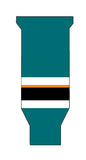 Knitted Hockey Socks - San Jose Sharks