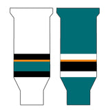 Knitted Hockey Socks - San Jose Sharks